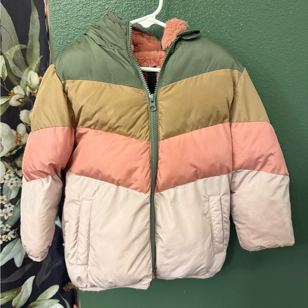 (Size 4T) Swiss Tech Toddler Girl Heavyweight Puffer Jacket
